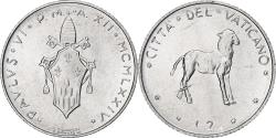 World Coins - Vatican, Paul VI, 2 Lire, 1974 / Anno XII, Rome, Aluminum, , KM:117