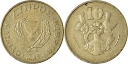 World Coins - Coin, Cyprus, 10 Cents, 1983