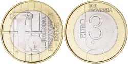 World Coins - Slovenia, 3 Euro, UNESCO, 2010, FDC, , Bi-Metallic, KM:95