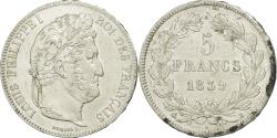 World Coins - Coin, France, Louis-Philippe, 5 Francs, 1839, Rouen, , Silver