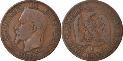 World Coins - Coin, France, Napoleon III, Napoléon III, 5 Centimes, 1862, Bordeaux