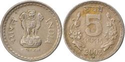 World Coins - Coin, INDIA-REPUBLIC, 5 Rupees, 2003, , Copper-nickel, KM:154.1