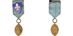 World Coins - France, Hospitalit du Diocèse de Lille, Infirmières à Lourdes, Medal, XXth