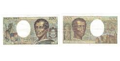 World Coins - France, 200 Francs, Montesquieu, 1989, U.073, EF(40-45), Fayette:70.09, KM:155c