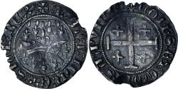 World Coins - Coin, France, Louis Ier de Tarente et Jeanne de Naples, 1/2 Gros, ND