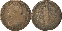 World Coins - France, 2 Sols, 2 sols françois, 1792, La Rochelle, Bronze,