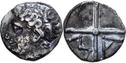 Ancient Coins - Gaul, Obol, 4th-1st centuries BC, Massalia, Silver,