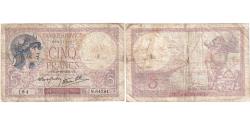 World Coins - France, 5 Francs, Violet, 1939, N.64781, VF(20-25), Fayette:04.12, KM:83