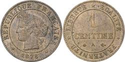 World Coins - France, Centime, Cérès, 1878, Paris, Bronze, , Gadoury:88, KM:826.1