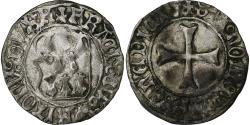 World Coins - Duchy of Brittany, François Ier, Blanc à la targe, 1442-1450, Rennes, Billon