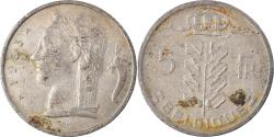 World Coins - Coin, Belgium, 5 Francs, 5 Frank, 1963