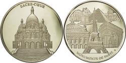 World Coins - France, Medal, Monuments de Paris, Sacré Coeur, Arts & Culture,