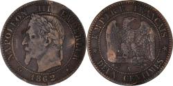 World Coins - Coin, France, Napoleon III, Napoléon III, 2 Centimes, 1862, Paris,