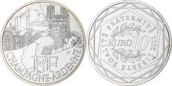 World Coins - France, 10 Euro, Champagne-Ardenne, 2011, , Silver