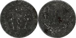 World Coins - Algeria, Chambre de Commerce d'Alger, 10 Centimes, 1916, , Aluminium
