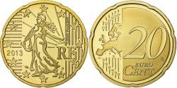 World Coins - France, 20 Euro Cent, 2013, Paris, Brass, , KM:1411