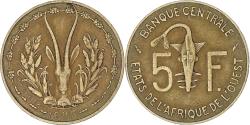 World Coins - Coin, West African States, 5 Francs, 1985