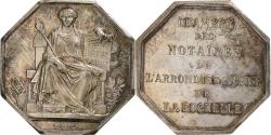 World Coins - France, Token, Notaires de l'Arrondissement de La Rochelle, Silver, Borrel.A