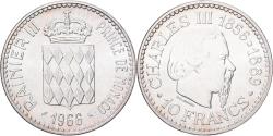 World Coins - Coin, Monaco, Rainier III, 10 Francs, 1966, Monnaie de Paris, , Silver