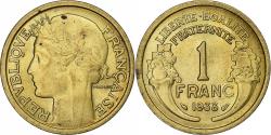 World Coins - France, Franc, Morlon, 1938, Paris, Cupro-Aluminium,