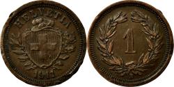 World Coins - Coin, Switzerland, Rappen, 1911, Bern, , Bronze, KM:3.2