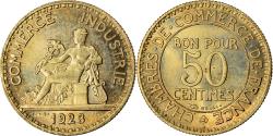 World Coins - Coin, France, Chambre de commerce, 50 Centimes, 1923, Paris,
