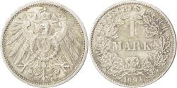 World Coins - Coin, GERMANY - EMPIRE, Wilhelm II, Mark, 1904, Karlsruhe, , Silver