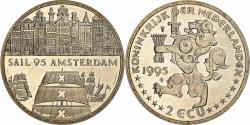 World Coins - Netherlands, Beatrix, 2 ECU, 1995, Utrecht, Copper-nickel, , KM:94