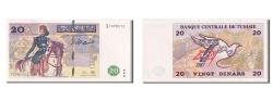 World Coins - Banknote, Tunisia, 20 Dinars, 1992, 1992-11-07, UNC(65-70)