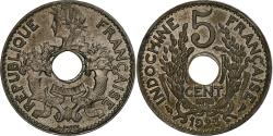 World Coins - FRENCH INDO-CHINA, 5 Cents, 1923, Paris, Copper-nickel, , KM:18