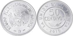 World Coins - Coin, Bolivia, 50 Centavos, 2010