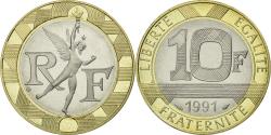 World Coins - Coin, France, Génie, 10 Francs, 1991, , Aluminum-Bronze, KM:964.2