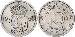 World Coins - Sweden, 10 Öre, 1986