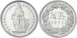 World Coins - Coin, Switzerland, 1/2 Franc, 1978