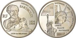 World Coins - France, 1-1/2 Euro, Auguste Bartholdi, 2004, Paris, Silver, , KM:1386