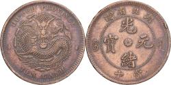 World Coins - China, Guangxu, 10 Cash, 1902-1905, Hupeh, Copper,