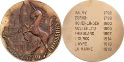 World Coins - France, Medal, 5ème Régiment de Chasseurs, Bronze,