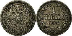 World Coins - Coin, Finland, Alexander II, Markka, 1866, , Silver, KM:3.1