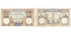 World Coins - France, 1000 Francs, Cérès et Mercure, 1932, 1932-03-17, AU(50-53)