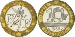 World Coins - Coin, France, Génie, 10 Francs, 1989, Paris, , Bi-Metallic, KM:964.1