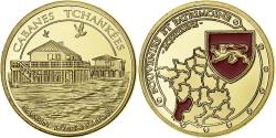 World Coins - France, Token, 33/ Bassin d'Arcachon - cabanes tchankées, Copper-nickel
