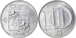 World Coins - Coin, Czechoslovakia, 10 Haleru, 1992, , Aluminum, KM:146