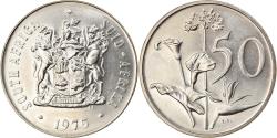 World Coins - Coin, South Africa, 50 Cents, 1975, , Nickel, KM:87