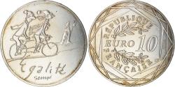 World Coins - France, 10 Euro, Egalité Hiver Sempé, 2014, Paris, , Silver