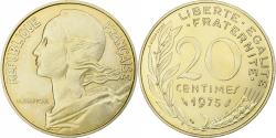 World Coins - France, 20 Centimes, Marianne, 1975, Pessac, Aluminum-Bronze, , KM:930