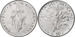 World Coins - Vatican, Paul VI, 50 Lire, 1975 (Anno XIII), Rome, Stainless Steel,