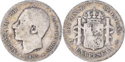 World Coins - Coin, Spain, Peseta, 1883