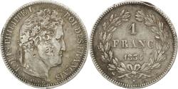 World Coins - Coin, France, Louis-Philippe, Franc, 1834, Rouen, , Silver, KM:748.2