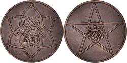 World Coins - Coin, Morocco, Yusuf, 5 Mazunas, 1912/AH1330, bi-Bariz, Paris,