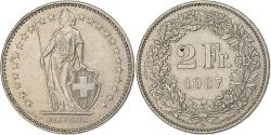 World Coins - Switzerland, 2 Francs, 1987, Bern, Copper-nickel, , KM:21a.3